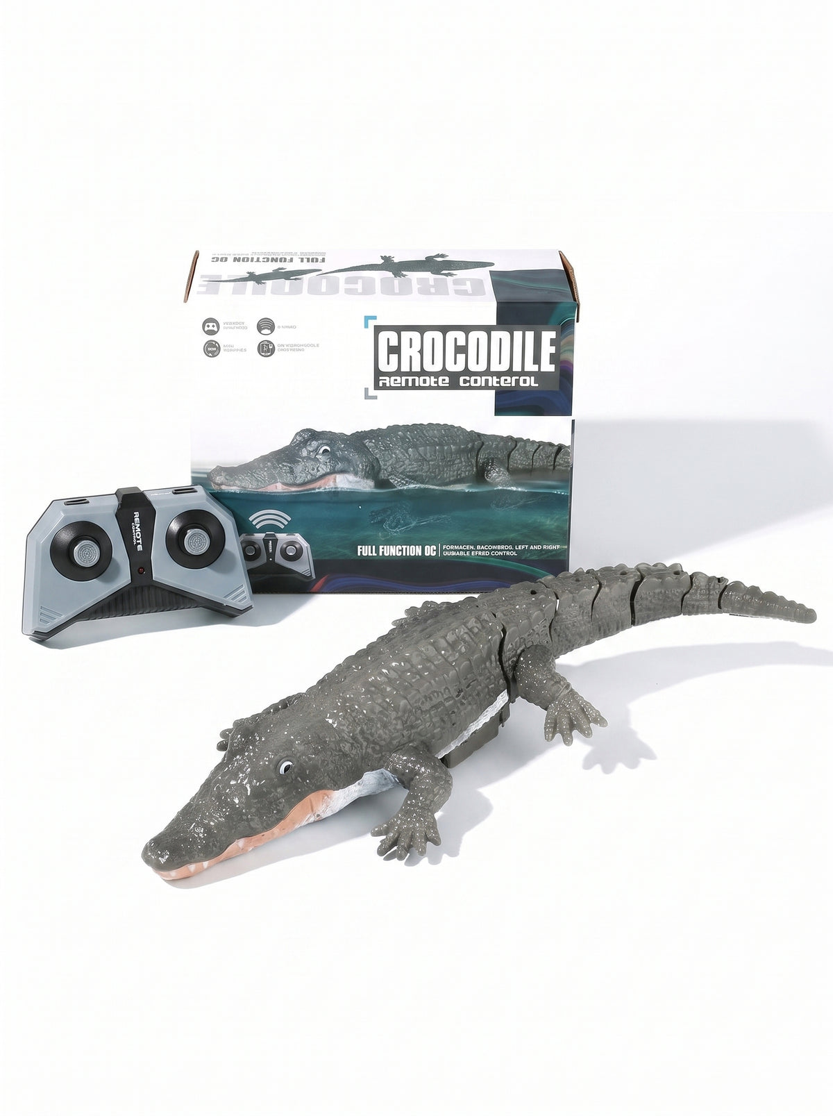 2.4GHz Remote Control Crocodile Toy – Realistic Floating RC Crocodile Head for Pool