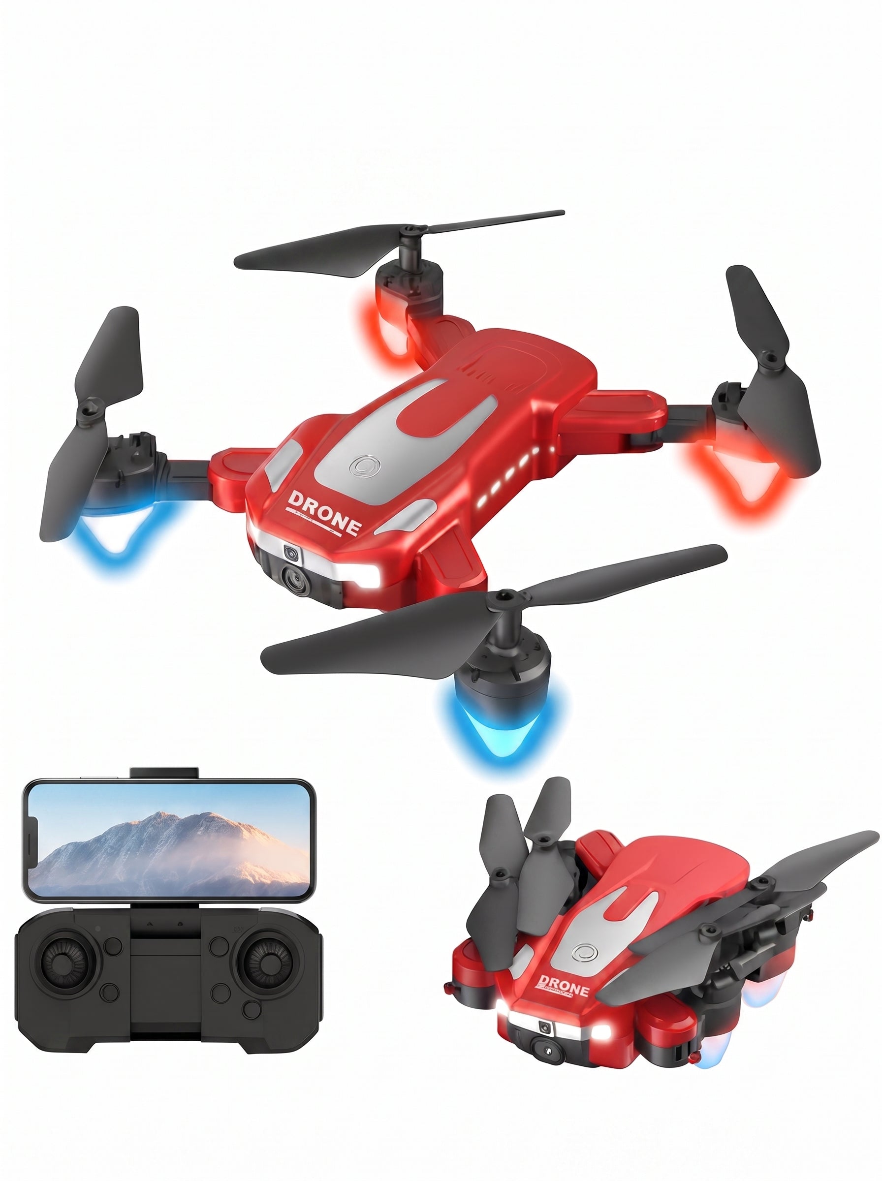 Drone with Foldable Camera 1080P HD Camera, 35-40 Min Flight Time, 100m Range