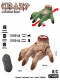Remote Control Scary Crawling Hand Toy, 2.4GHz RC Horror Hand with Light & Sound