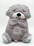 Breathing Teddy Bear with Music for Baby Sensory Sleep Lights Rhythmic Soft Toy,