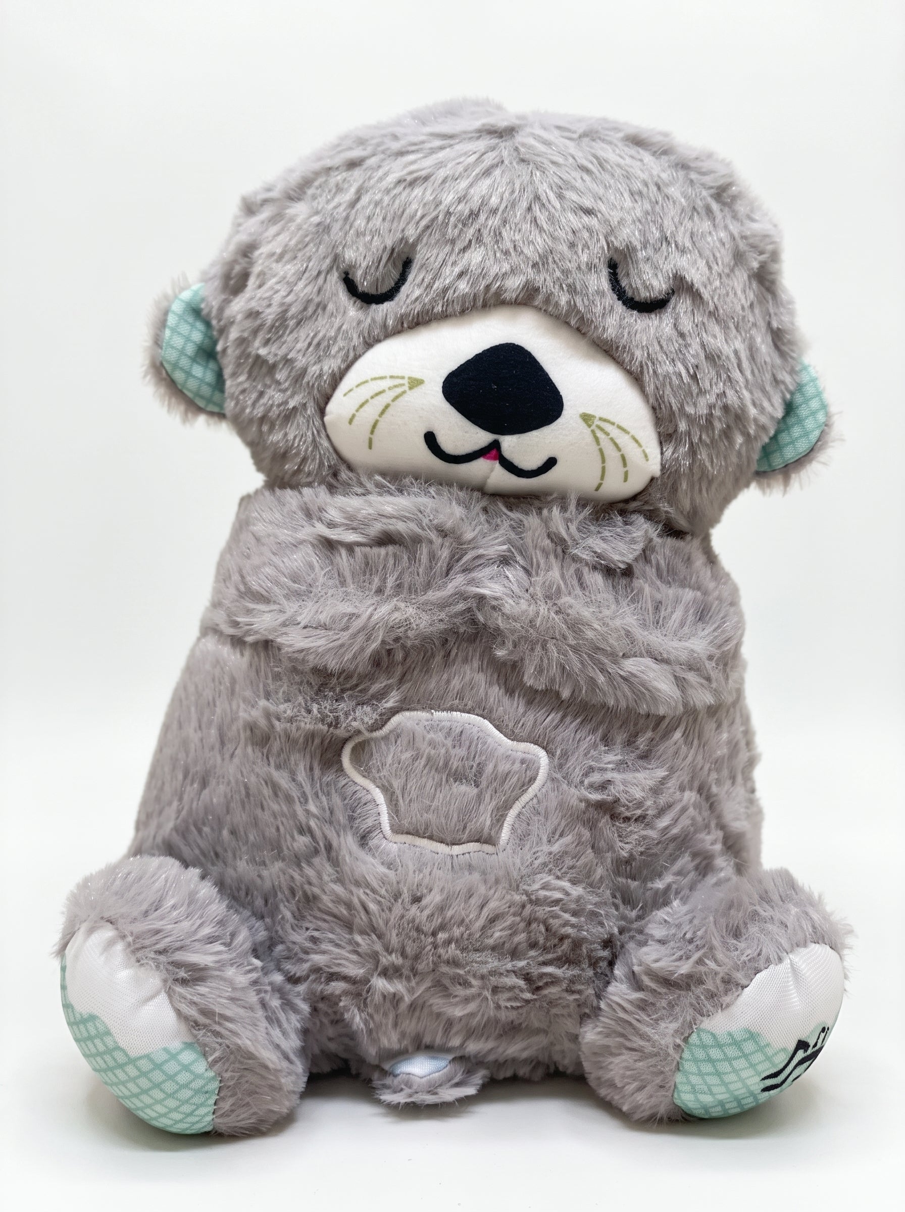 Breathing Teddy Bear with Music for Baby Sensory Sleep Lights Rhythmic Soft Toy,