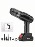 Cordless Wet & Dry Car Vacuum Cleaner | 15V Rechargeable Handheld Vacuum with Blower Mode