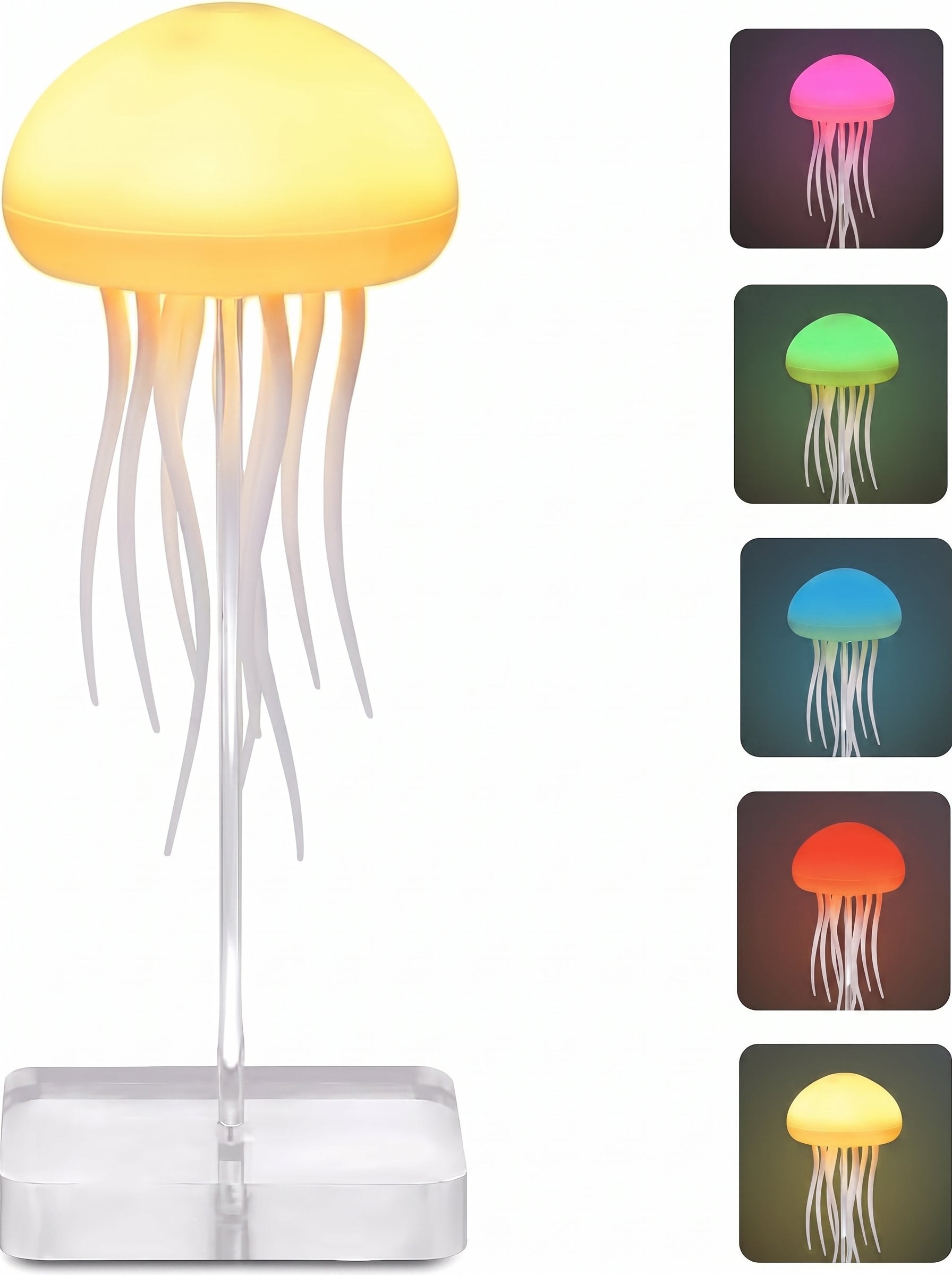 Jellyfish Night Light Lamp, Baby LED Color Changing Lamp