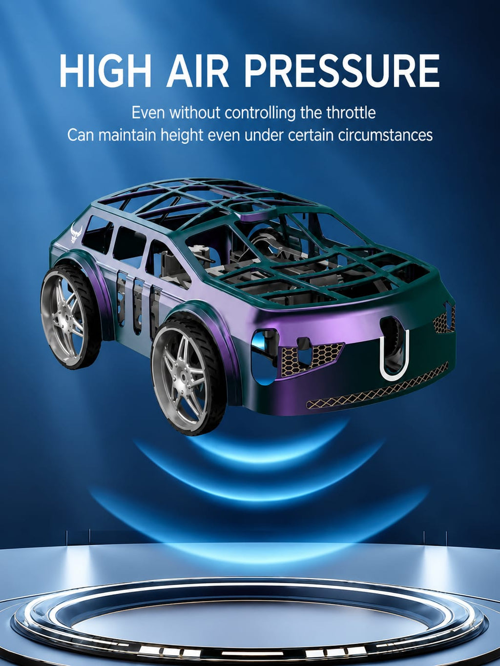 Remote Control Stunt Car Toy with LED Lights, 360